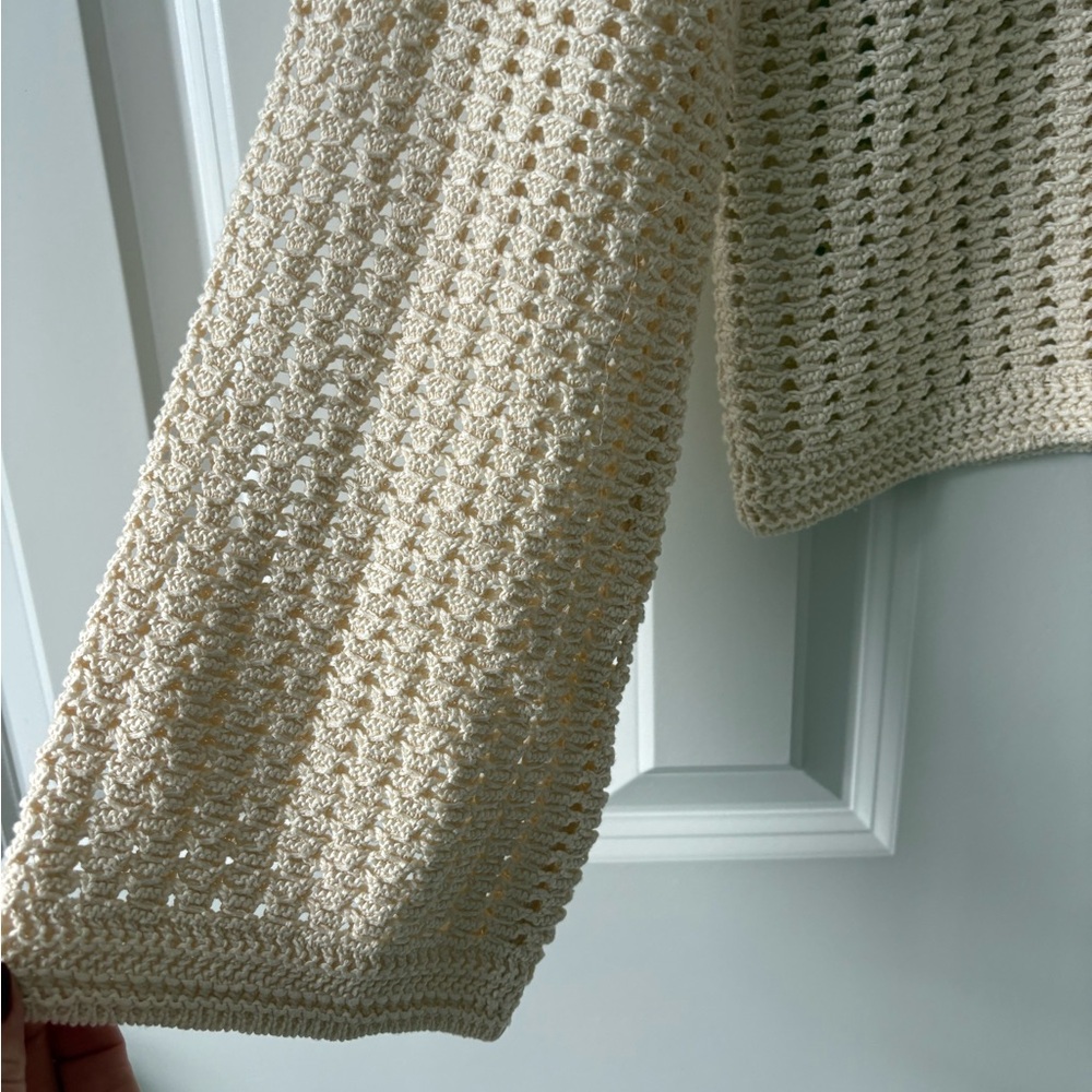 FRAME The Crochet Bell Sweater Size Small - Picture 10 of 10
